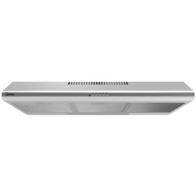 Midea Conventional Re-Circulating Chimney Hood 90F49 Silver
